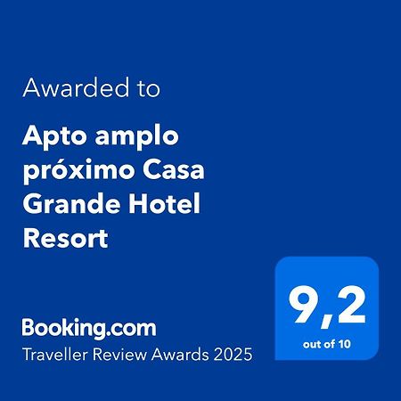 Apto Amplo Proximo Casa Grande Hotel Resort 瓜鲁雅 外观 照片